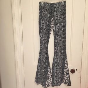 Paisley Stretch Flair Pants